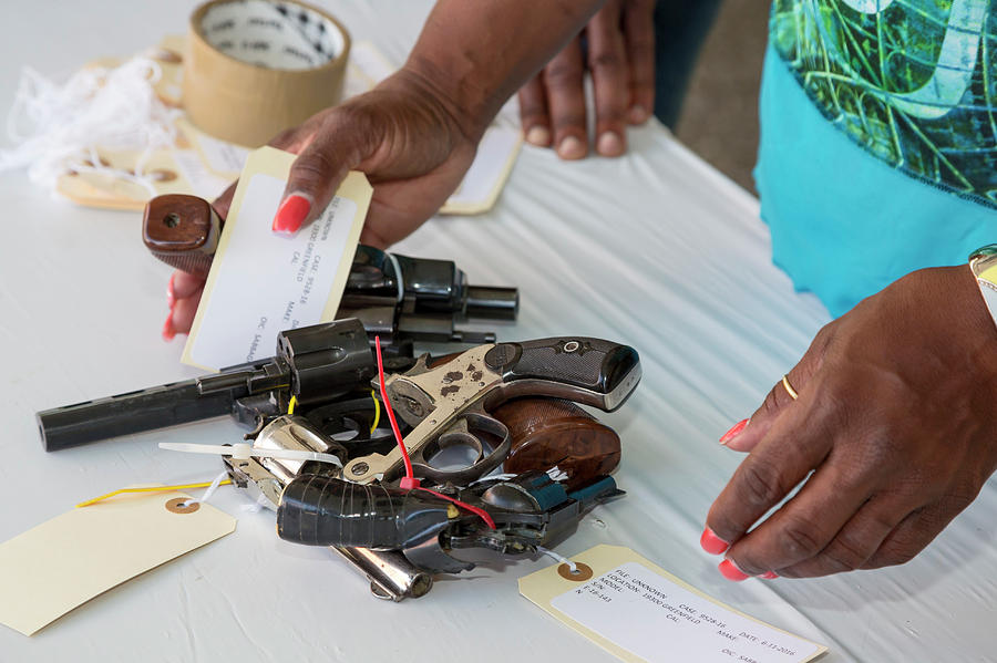 Gun Amnesty Photograph by Jim West/science Photo Library - Pixels