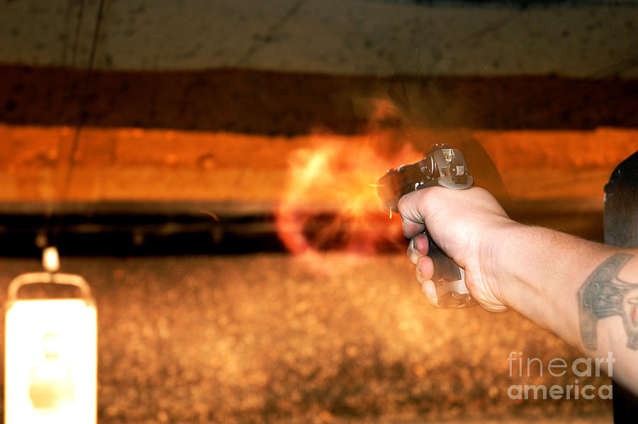 Gunblast Gun Blast Photograph by Micah May - Fine Art America