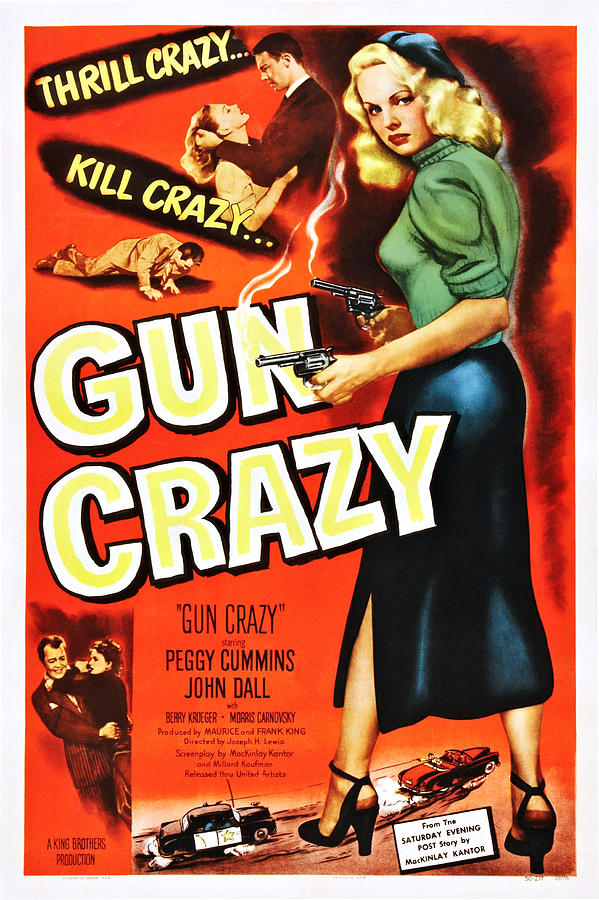 Gun Crazy, Peggy Cummins, John Dall Photograph by Everett