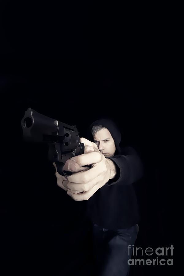 Gun Man Photograph by Edward Fielding