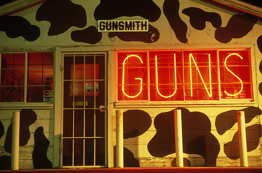 San Jose Photograph - Gun Shop by Russell Curtis