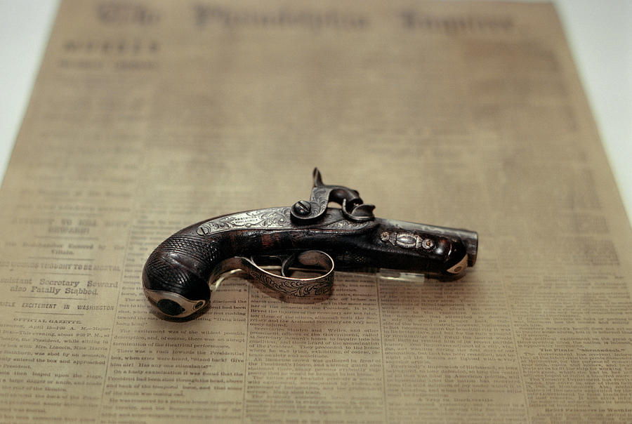 Abraham Lincoln Photograph - Gun Used By John Wilkes Booth by Vintage Images