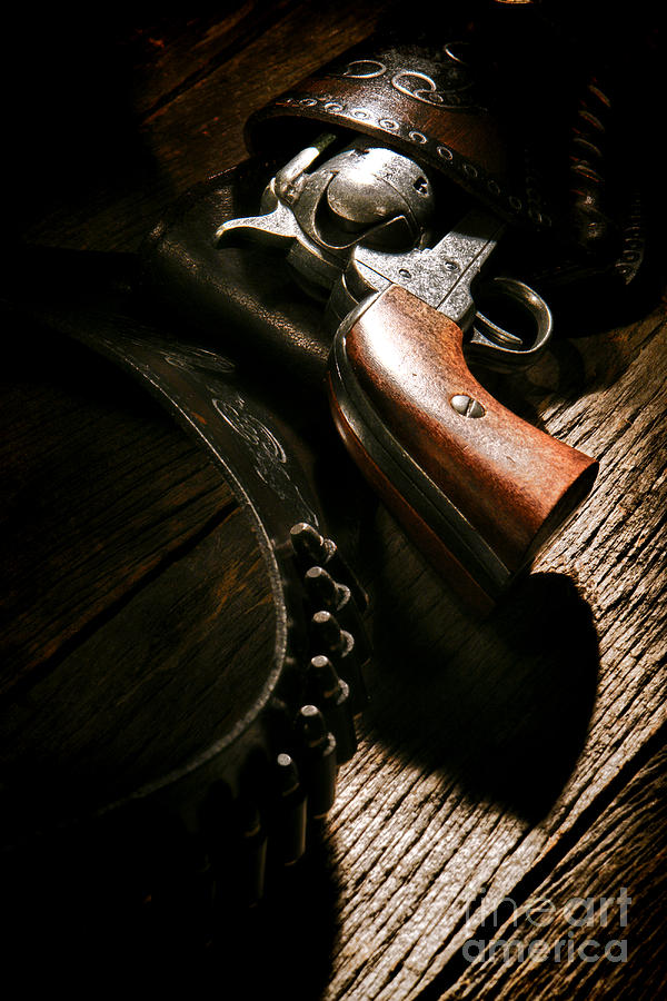 Vintage Photograph - Gunslinger Tool by Olivier Le Queinec