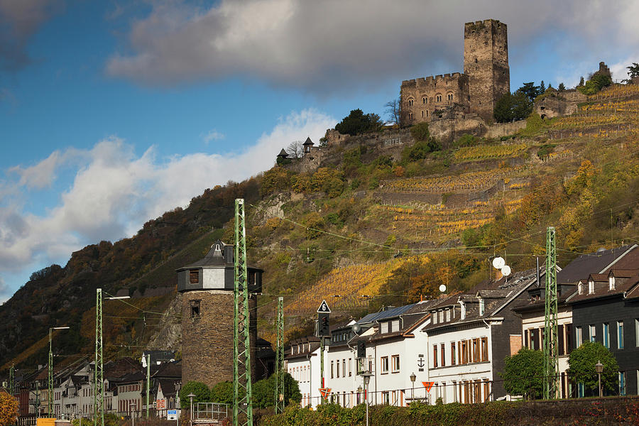 Gutenfels Castle Above The Town Photograph by Panoramic Images