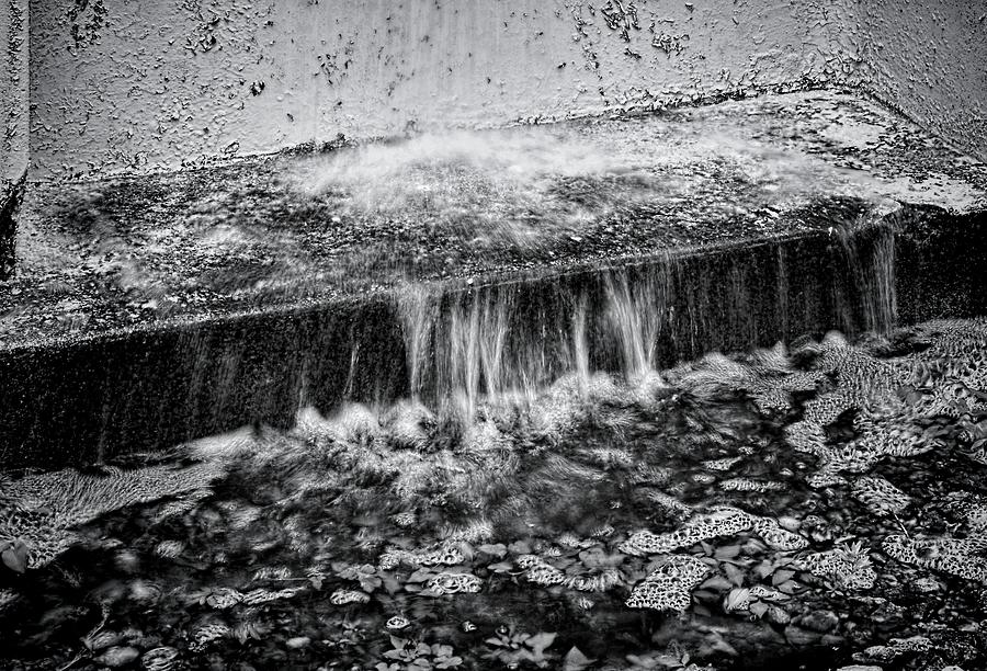Gutter in BW Photograph by Rudy Umans