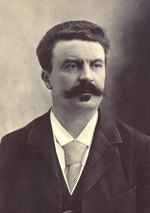 Guy De Maupassant (1850-1893) Photograph by Granger - Pixels