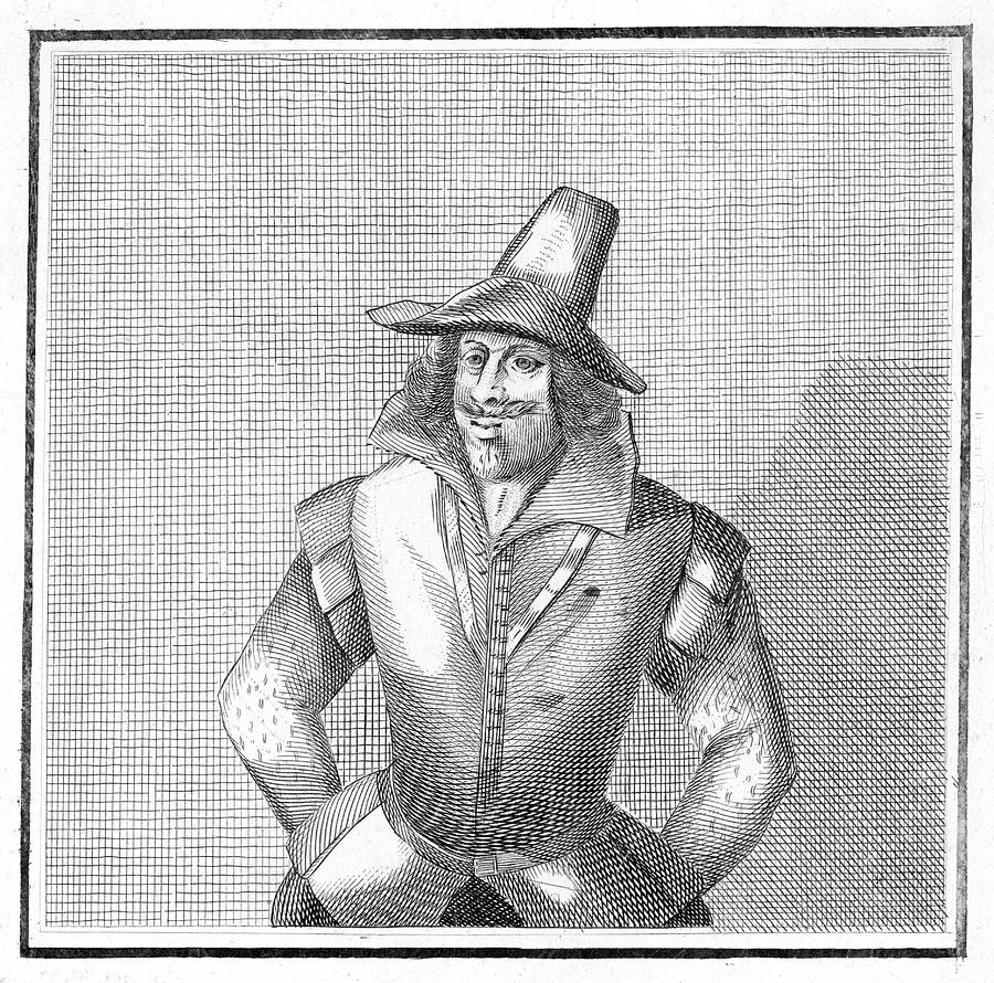 Guy Fawkes- English Conspirator And Drawing by Mary Evans Picture ...