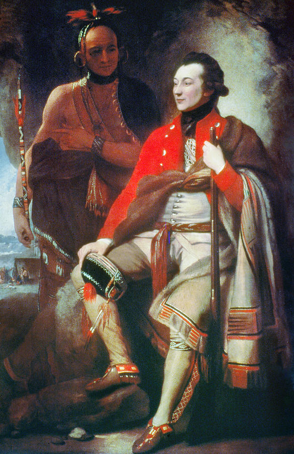 Guy Johnson (c1740-1788) Painting by Granger