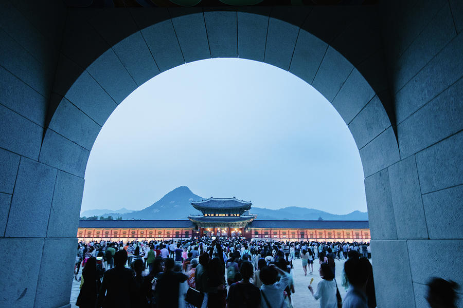 Gyeongbokgung At Night Photograph by Photo By Dylan Goldby At Welkinlight Photography