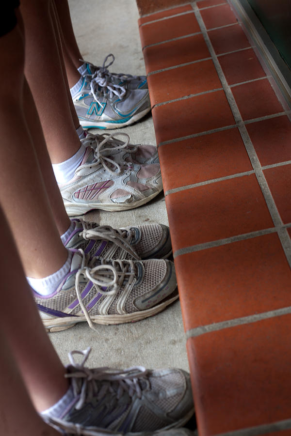 Gym Shoes Photograph by Carole Hinding