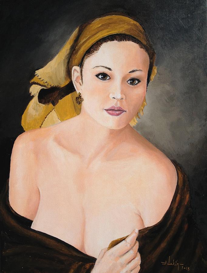 Portrait Painting - Gypsy by Alan Lakin