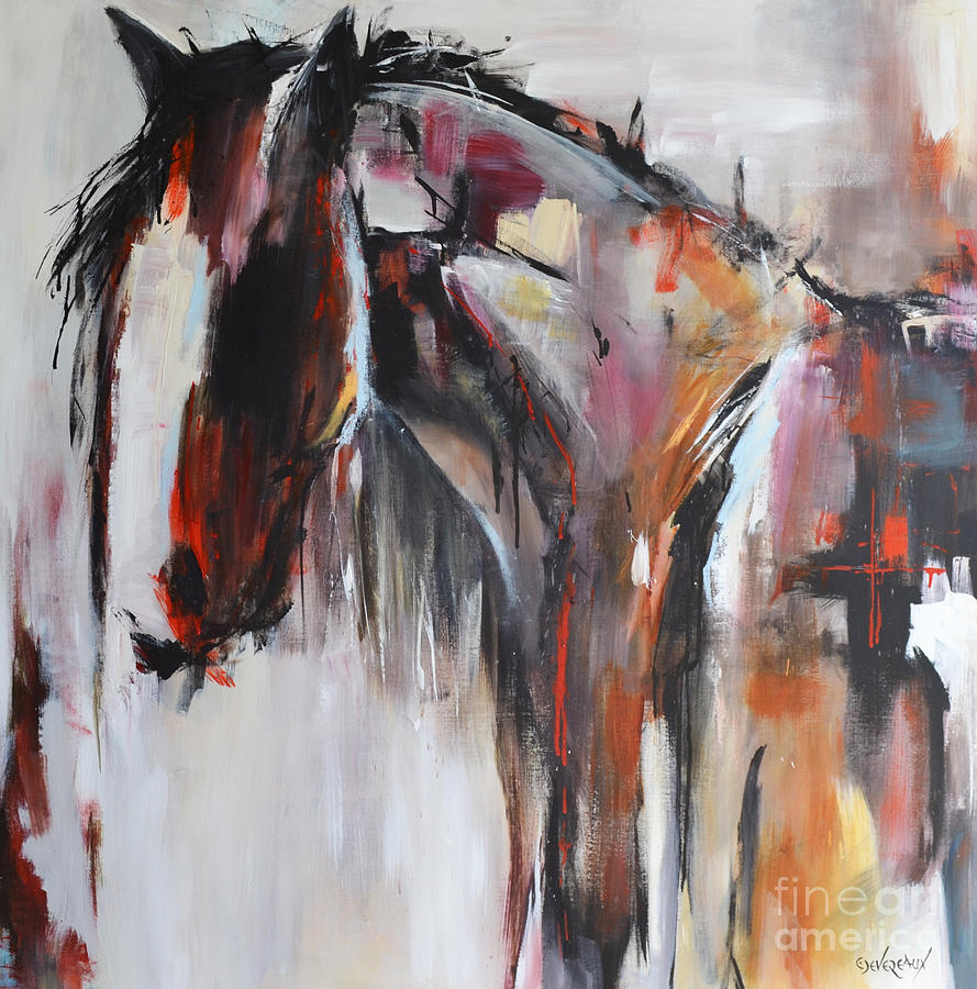 Horse Painting - Gypsy by Cher Devereaux