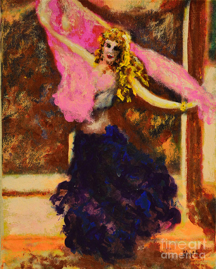 Gypsy Dancer Painting by Alys Caviness-Gober