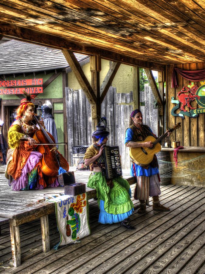Gypsy Folk Band Crown Inn Photograph by John Straton