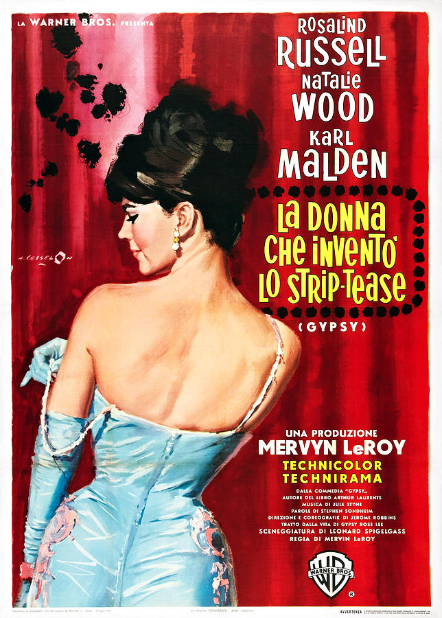 Movie Photograph - Gypsy, Italian Poster, Natalie Wood by Everett