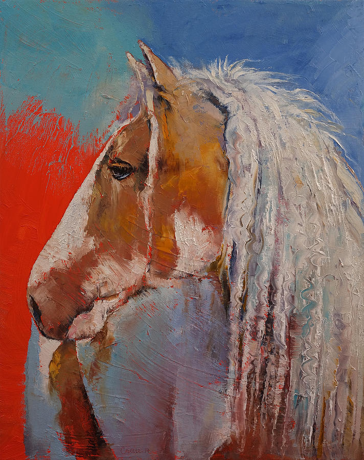 Gypsy Vanner Painting by Michael Creese