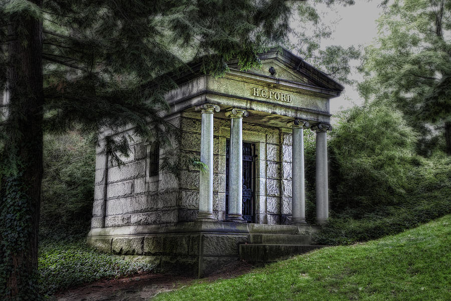 Cleveland Photograph - H C Ford Mausoleum by Tom Mc Nemar
