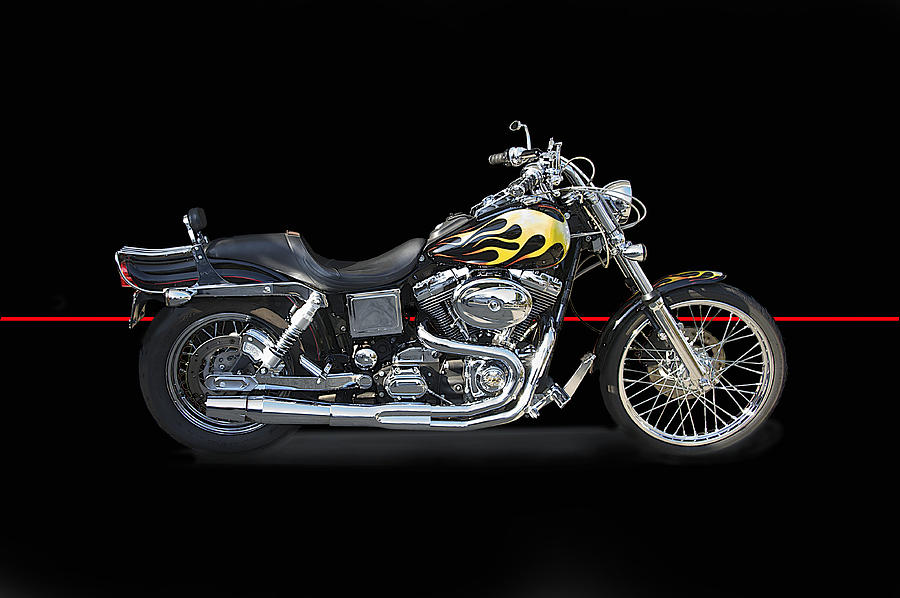 Motorcycle Photograph - H D Dyna Twin Studio by Dave Koontz