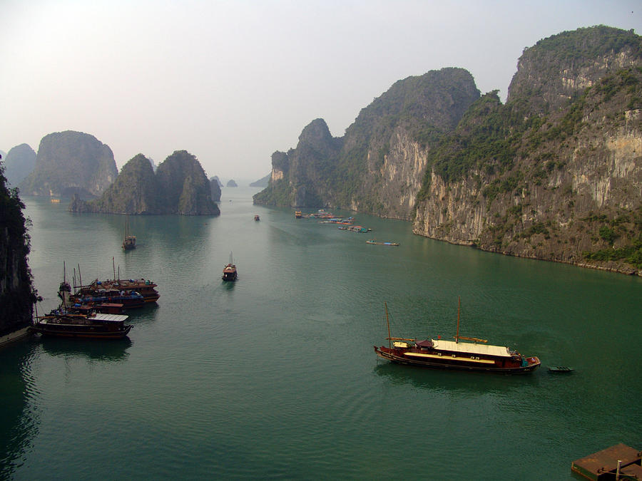 Ha Long Bay Vietnam Photograph by Keith Thomson