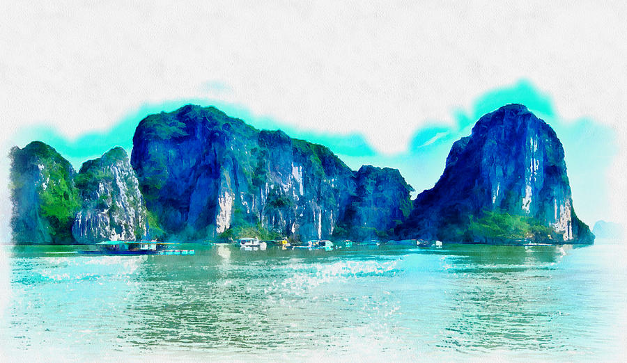 Ha Long Beauty Photograph by Scott Carruthers
