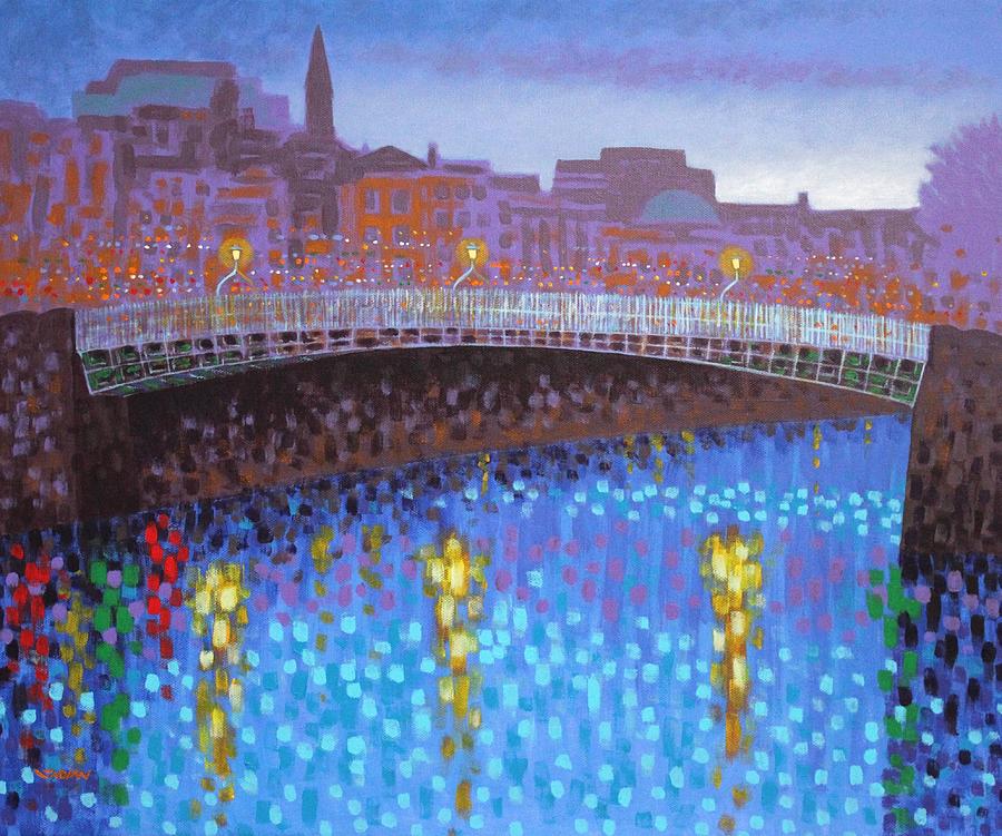 Ha Penny Bridge  Painting by John  Nolan