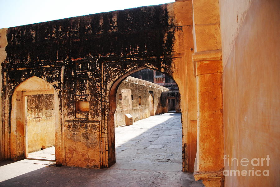 Haarem at Amber Fort Jaipur Photograph by Jacqueline M Lewis