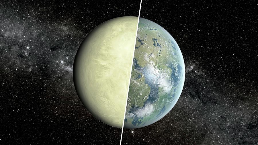 Space Photograph - Habitable Vs Non-habitable Zone Planet by Nasa/jpl-caltech/ames