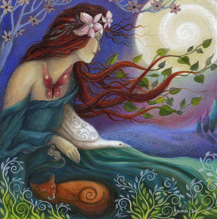 Habondia Painting by Amanda  Clark