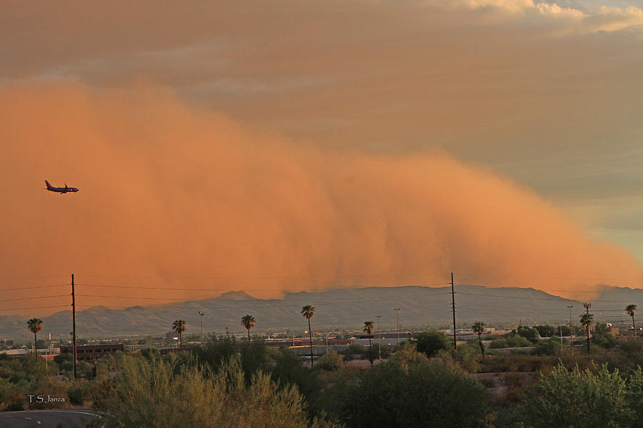 Phoenix Photograph - Haboob Is Coming by Tom Janca