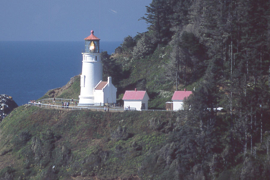 Haceta Head Light Photograph by Herbert Gatewood - Fine Art America