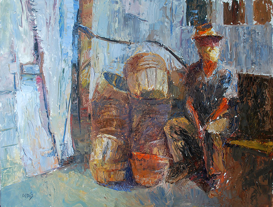 Catch Painting - Had a Good Catch by Daryl Urig Catch Painting - Had a Good Catch by Daryl Urig