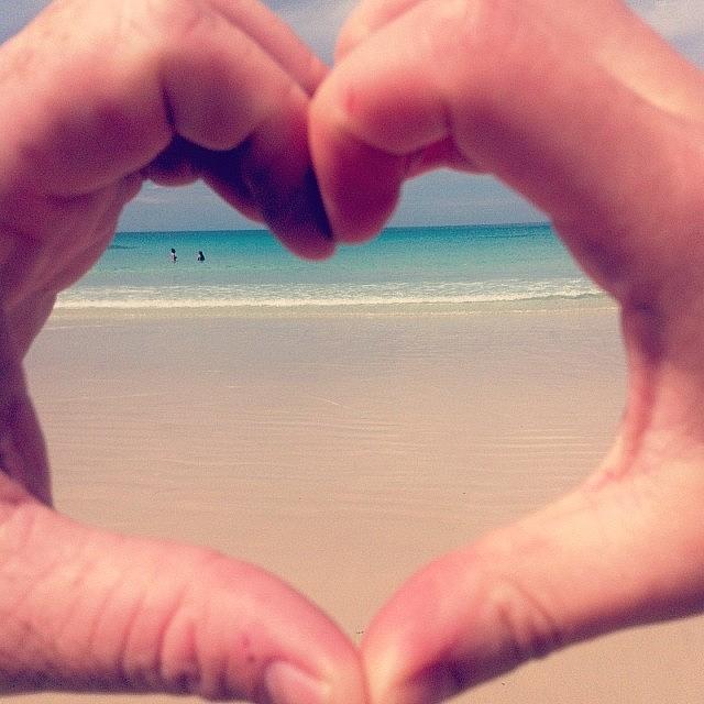 Heart Photograph - Had To Do The 💜 Hand Symbol by Stacey Moles