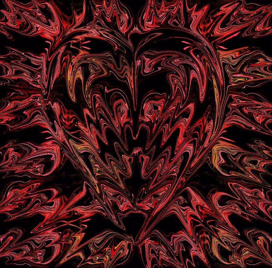 Heart Photograph - Haemorrhage by Anthony Bean Heart Photograph - Haemorrhage by Anthony Bean
