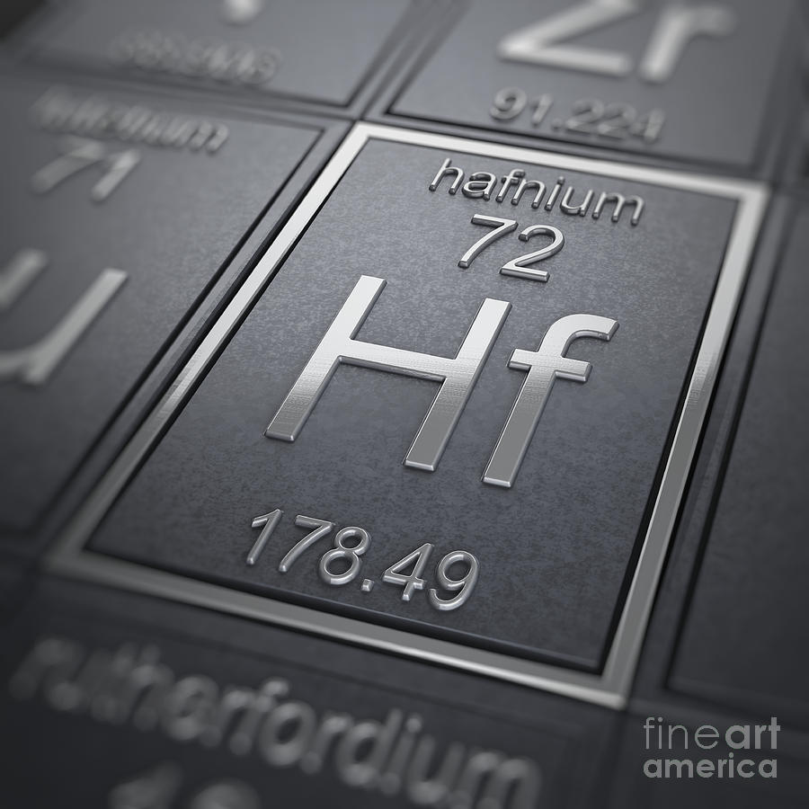 Hafnium Chemical Element Photograph by Science Picture Co