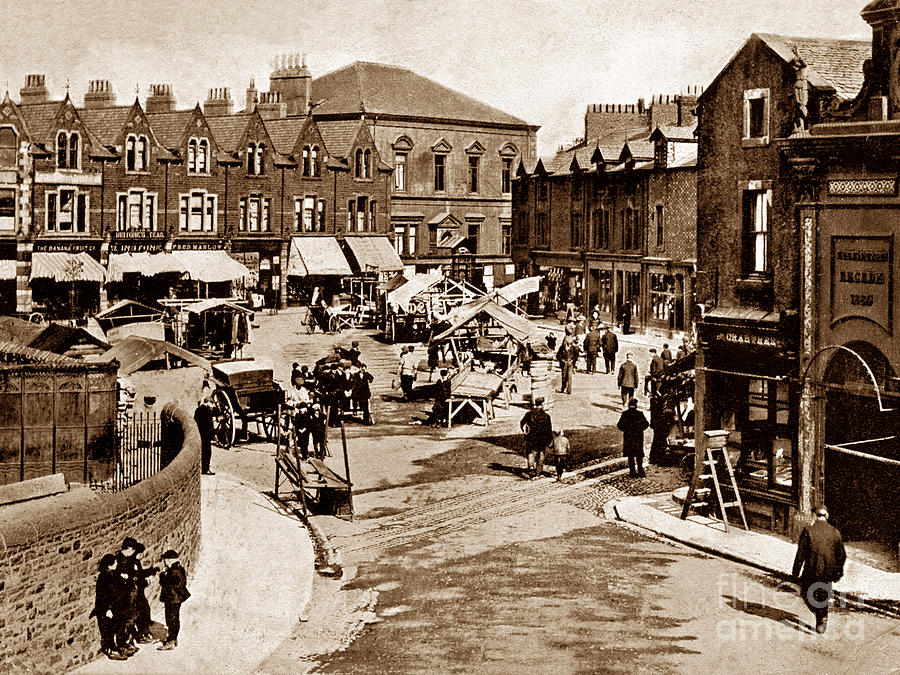 Hagg Hill Market Workington England Photograph by The Keasbury-Gordon ...