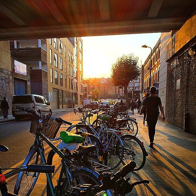 London Photograph - Haggerston Sunset #london #e8 #eastend by Frankie Melvin