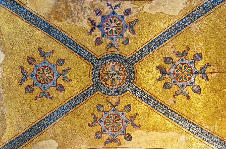 Byzantine Photograph - Hagia Sofia Interior 03 by Antony McAulay