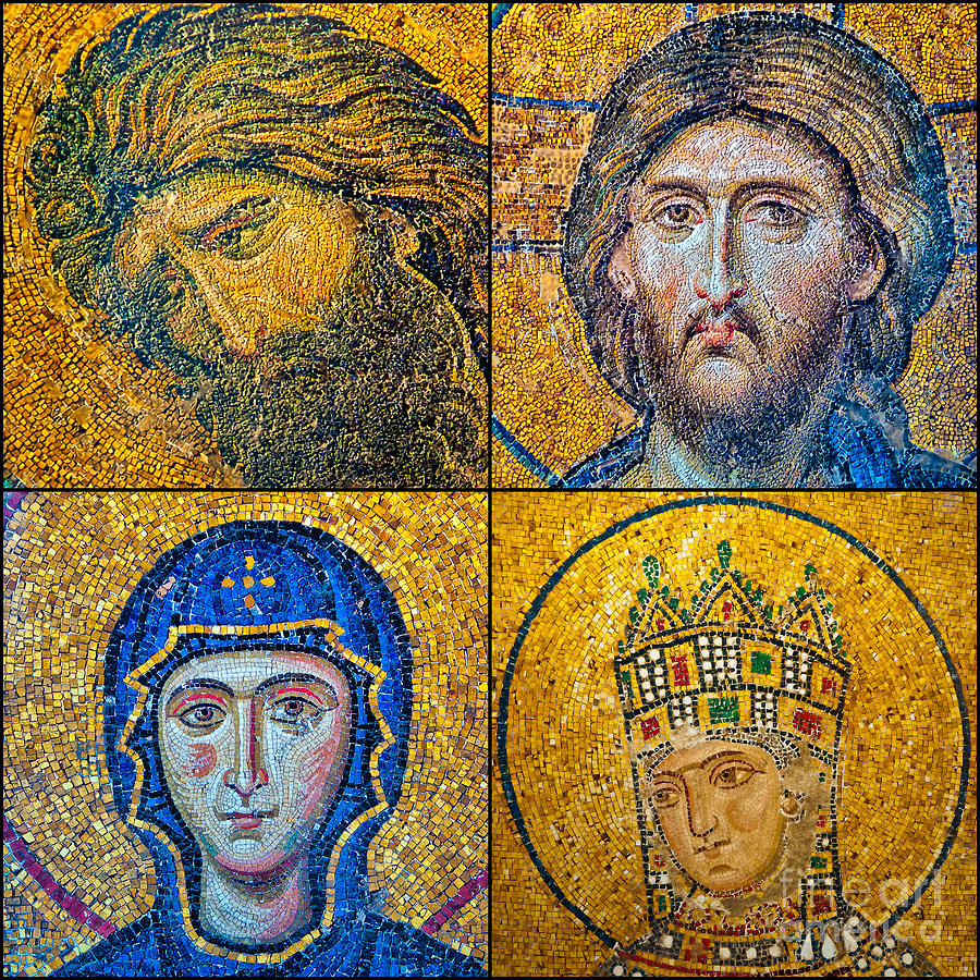 Hagia Sofia Mosaics Photograph