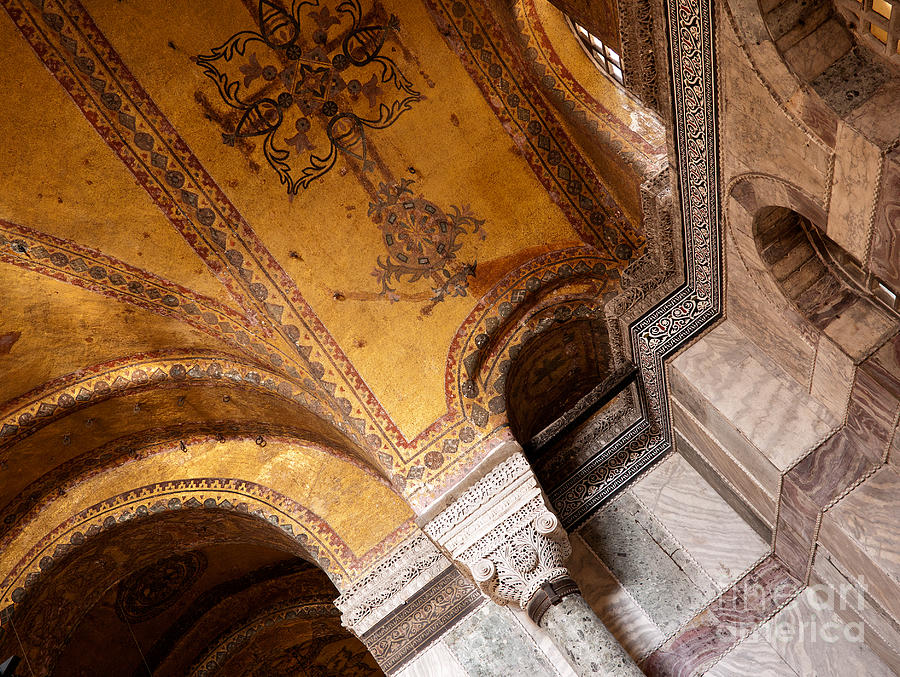 Hagia Sophia Arch Mosaics Photograph by Rick Piper Photography
