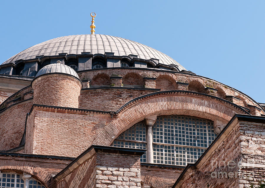 Hagia Sophia Curves 01 Photograph by Rick Piper Photography