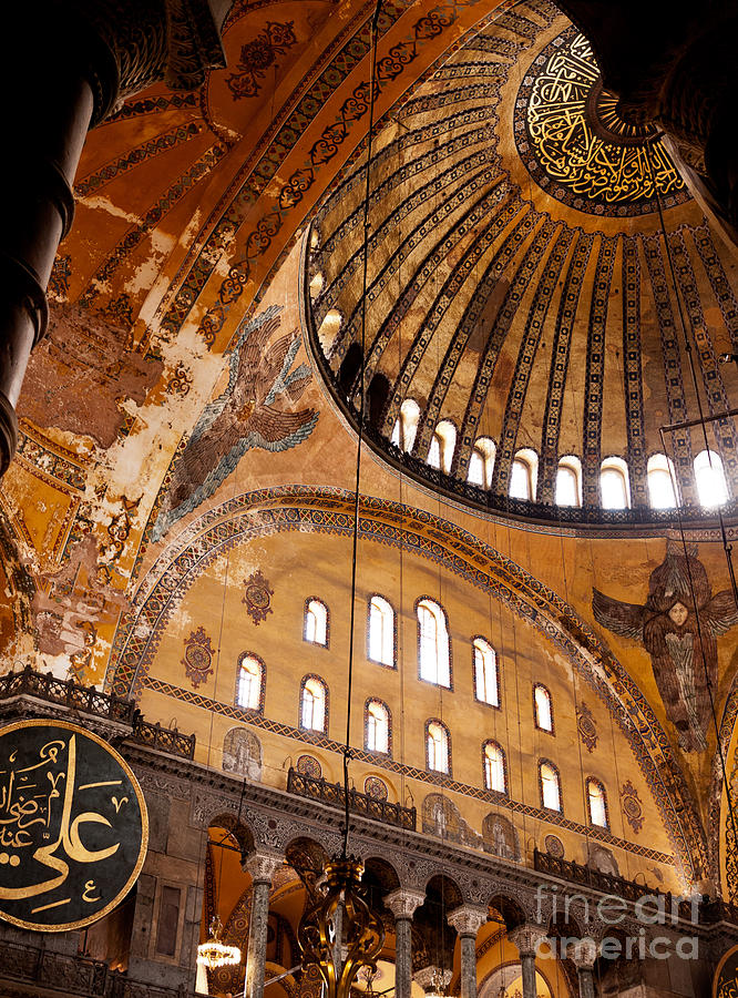Hagia Sophia Dome 03 Photograph by Rick Piper Photography