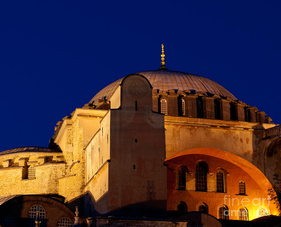 Hagia Sophia Evening Photograph by Rick Piper Photography