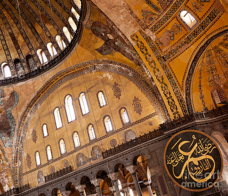 Hagia Sophia Interior 02 Photograph by Rick Piper Photography