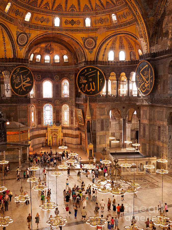 Hagia Sophia Interior 04 Photograph by Rick Piper Photography