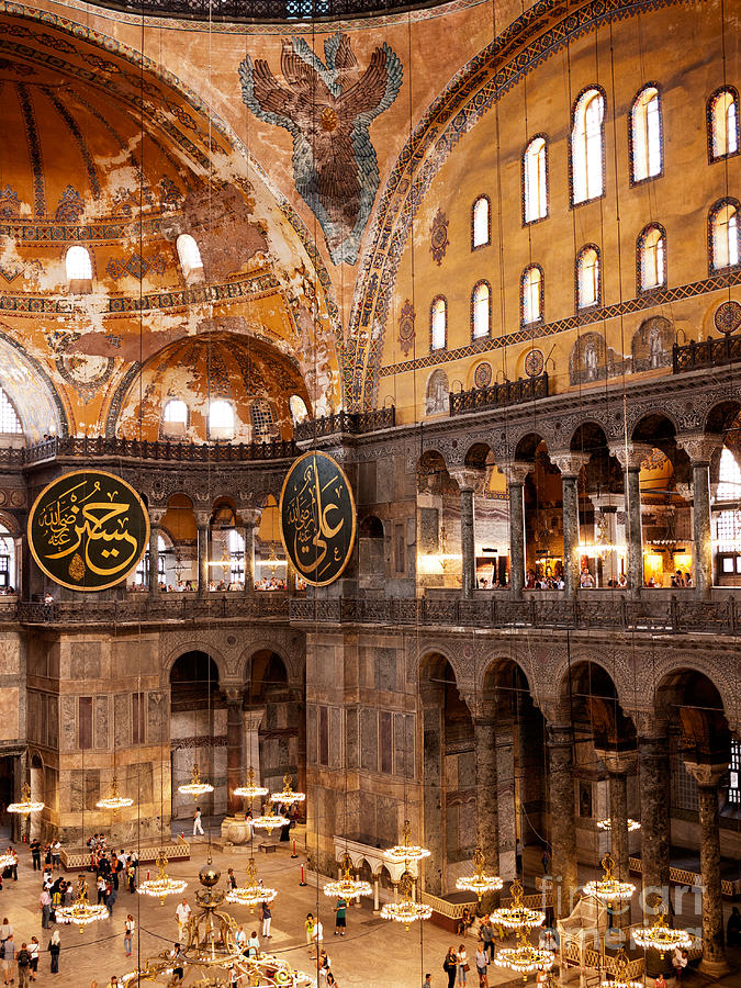Hagia Sophia Interior 05 Photograph by Rick Piper Photography