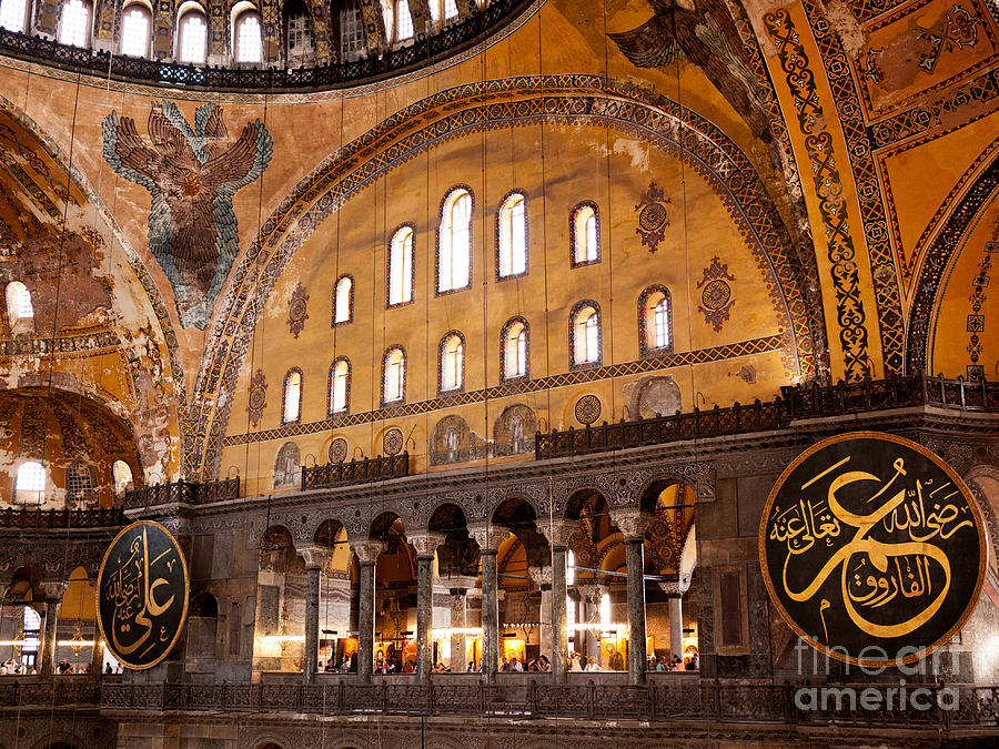 Hagia Sophia Interior 06 Photograph by Rick Piper Photography