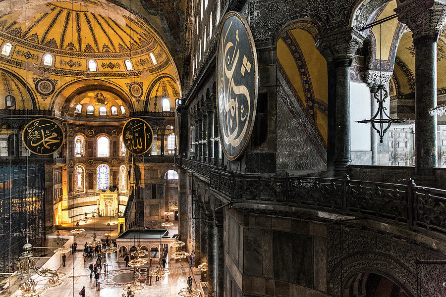 Hagia Sophia Mosque Interior, Istanbul Photograph by Tim E White