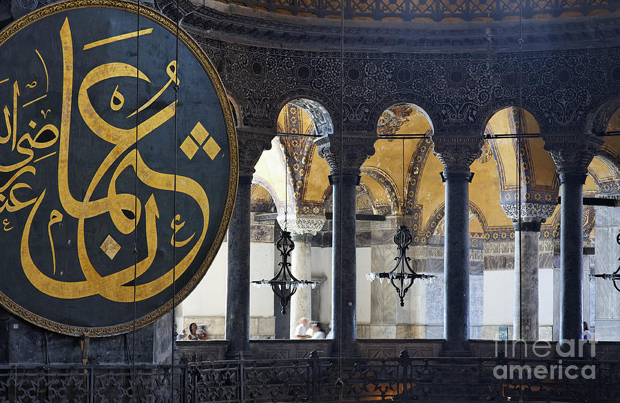 Hagia Sophia Museum Interior Istanbul Photograph by Robert Preston