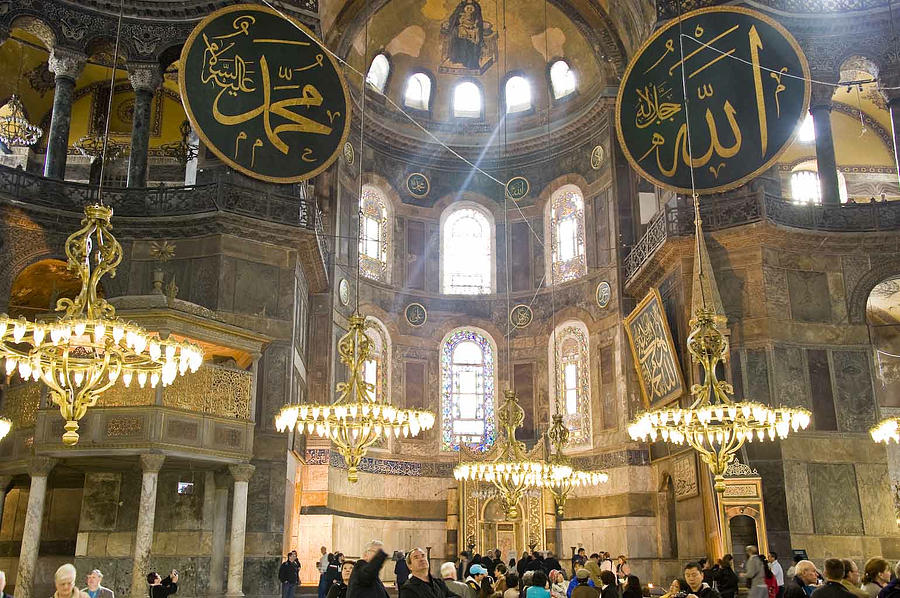 Hagia Sophia Scene One Photograph by Cliff C Morris Jr