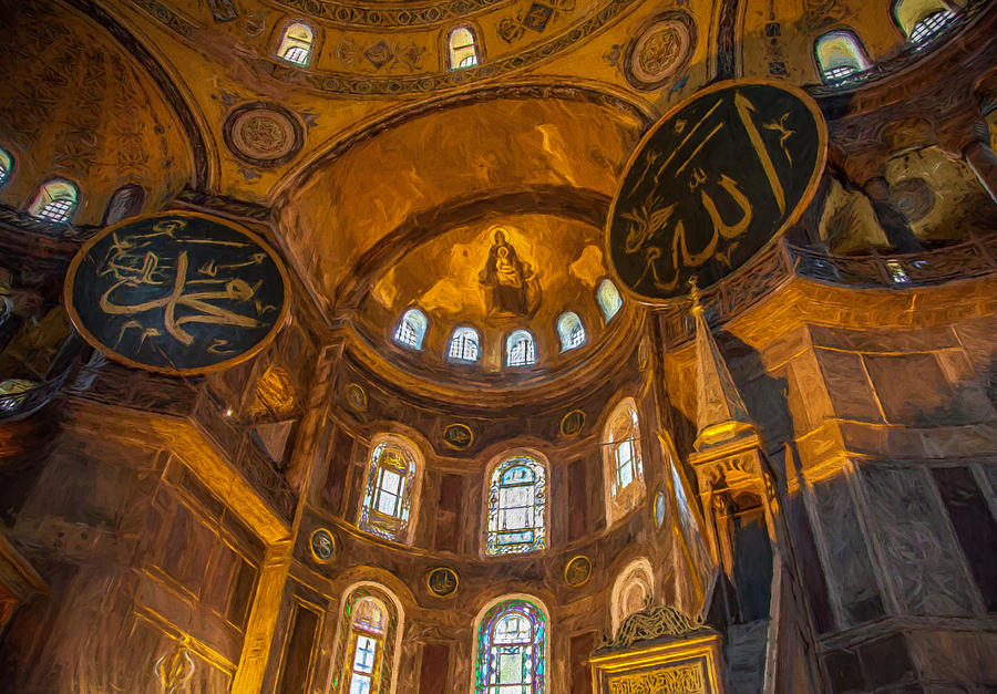 Hagia Sophia Photograph by Shirley Radabaugh